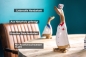 Mobile Preview: Dänische Krankenschwester Ente aus Naturholz